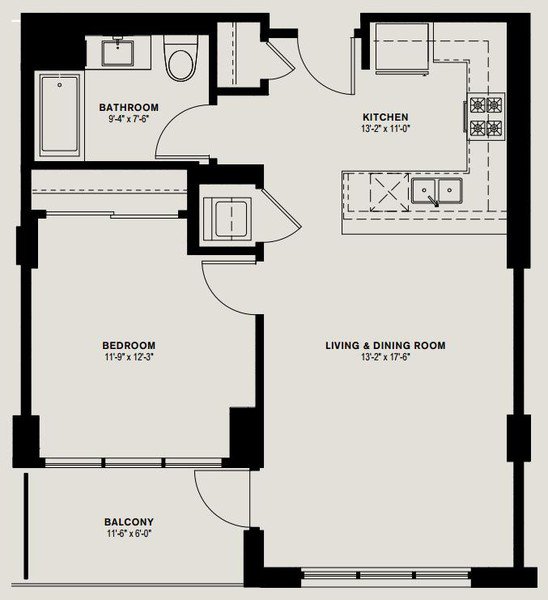 Madison at Racine 1 Bed 06